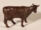 Dark Brown Cow 3" Plastic Toy Figure