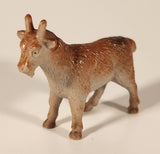Tan Brown Goat 1 1/2" Plastic Toy Figure