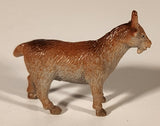 Tan Brown Goat 1 1/2" Plastic Toy Figure