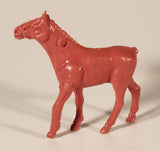 Pink Horse 2 1/4" Plastic Toy Figure