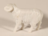 White Ram Sheep 1 1/4" Plastic Toy Figure