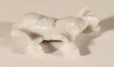 White Ram Sheep 1 1/4" Plastic Toy Figure