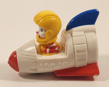 2010 McDonald's Ronald McDonald Space Shuttle Rocket Spaceship 3 1/4" Plastic Toy Vehicle