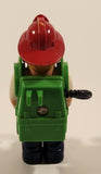 Vintage 1977 Fisher Price Husky Helpers Fire Fighter 3 1/2" Toy Action Figure