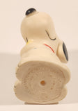 Vintage 1958, 1965, 1966, 1972 Danara International United Features Syndicate Peanuts Snoopy Holding Woodstock 5 1/2" Squeaky Rubber Toy Figure
