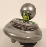 2000 Burger King The Flintstones Viva Rock Vegas Flying Great Gazoo in Flying Saucer Plastic Toy Figure