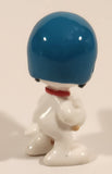 UFS Peanuts Snoopy Baseball Player with Bat and Helmet 2 1/8" PVC Toy Figure
