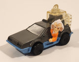 1991 McDonald's UCS & Amblin Back To The Future Doc Brown in the DeLorean Time Machine 3" Plastic Toy Figure Vehicle