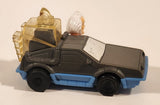 1991 McDonald's UCS & Amblin Back To The Future Doc Brown in the DeLorean Time Machine 3" Plastic Toy Figure Vehicle