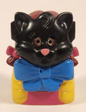 1998 McDonald's Haunted Halloween Birdie Kitty Cat Costume 2 1/2" Toy Figure Candy Dispenser