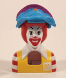 1998 McDonald's Haunted Halloween Ronald McDonald Scarecrow Costume 3" Toy Figure Candy Dispenser