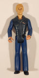 Vintage 1979 Tonka Toys Blonde Man Blue Mechanic Service Worker 5 1/4" Toy Figure