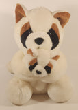 Fuzzy Stuff Raccoon with Baby 11" Toy Stuffed Plush