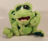 Play By Play Sitting Green Frog 7 1/2" Toy Stuffed Plush