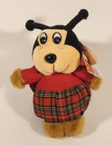 PMS Patamates Benny Ladybug in Plaid 6" Toy Stuffed Plush New with Tag