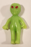 Glow in The Dark Green Alien 1 3/4" Rubber Toy Figure