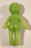 Glow in The Dark Green Alien 1 3/4" Rubber Toy Figure
