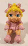 1986 McDonald's Muppet Babies Baby Miss Piggy 2" Tall Toy Figure