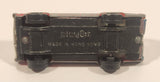 Vintage PlayArt Mercury Station Wagon Fire Chief Red Die Cast Toy Car Vehicle Made in Hong Kong