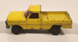 Vintage 1973 Lesney Matchbox Rolamatics No. 57 Wild Life Truck Ranger Yellow Die Cast Toy Dump Truck Vehicle