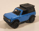Maisto 2021 Ford Bronco Blue Die Cast Toy Car Vehicle