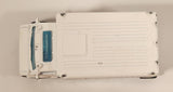 1989 Hot Wheels Workhorses American Ambulance White Die Cast Toy Car Emergency Paramedics Rescue Vehicle with Opening Rear Doors
