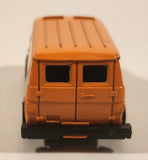Chevy Van Super V Orange Die Cast Toy Car Vehicle