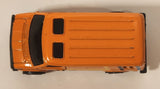 Chevy Van Super V Orange Die Cast Toy Car Vehicle