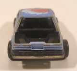 Vintage Majorette No. 220 Mustang SVO Blue 1/59 Scale Die Cast Toy Car Vehicle with Opening Hatch