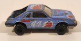 Vintage Majorette No. 220 Mustang SVO Blue 1/59 Scale Die Cast Toy Car Vehicle with Opening Hatch