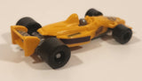 Kinder Surprise Formula One F1 #1 Yellow Plastic Toy Car Vehicle