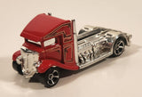 2014 Hot Wheels HW Off-Road: Stunt Circuit Fast-Bed Hauler Semi Truck Red Die Cast Toy Car Vehicle