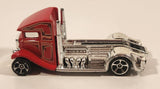 2014 Hot Wheels HW Off-Road: Stunt Circuit Fast-Bed Hauler Semi Truck Red Die Cast Toy Car Vehicle