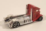 2014 Hot Wheels HW Off-Road: Stunt Circuit Fast-Bed Hauler Semi Truck Red Die Cast Toy Car Vehicle