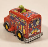 1999 Burger King The Muppets From Space Kermit Bus Wind Up 3" Plastic Toy Figure Car Vehicle