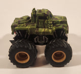 Armored Camouflage Monster Truck Push and Go Plastic Toy Car Vehicle