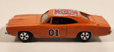 Vintage 1981 Warner Bro. ERTL Dukes of Hazzard General Lee Orange Die Cast Toy Car Vehicle