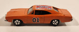 Vintage 1981 Warner Bro. ERTL Dukes of Hazzard General Lee Orange Die Cast Toy Car Vehicle