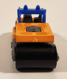 2000 Matchbox Earth Crunchers Road Roller Fluorescent Orange Die Cast Toy Construction Vehicle