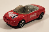2000 Matchbox Coca Cola Coke Brand MGF 1.8i Convertible Red Die Cast Toy Car Vehicle