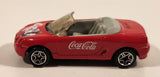 2000 Matchbox Coca Cola Coke Brand MGF 1.8i Convertible Red Die Cast Toy Car Vehicle