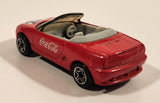 2000 Matchbox Coca Cola Coke Brand MGF 1.8i Convertible Red Die Cast Toy Car Vehicle