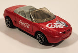 2000 Matchbox Coca Cola Coke Brand MGF 1.8i Convertible Red Die Cast Toy Car Vehicle