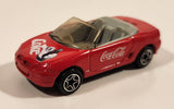 2000 Matchbox Coca Cola Coke Brand MGF 1.8i Convertible Red Die Cast Toy Car Vehicle