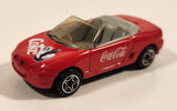 2000 Matchbox Coca Cola Coke Brand MGF 1.8i Convertible Red Die Cast Toy Car Vehicle