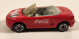 2000 Matchbox Coca Cola Coke Brand MGF 1.8i Convertible Red Die Cast Toy Car Vehicle