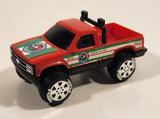 1988 Tonka Georgia Farms Pickup Truck Red Plastic Die Cast Toy Car Vehicle