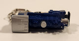 Steam Engine Train Locomotive 210 Dark Blue and Silver Die Cast Flashlight Keychain