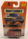 1999 Matchbox Science Fiction TV Van Red Die Cast Toy Car Vehicle New in Package