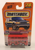 2000 Matchbox On Tour London Bus Red Die Cast Toy Car Vehicle New in Package